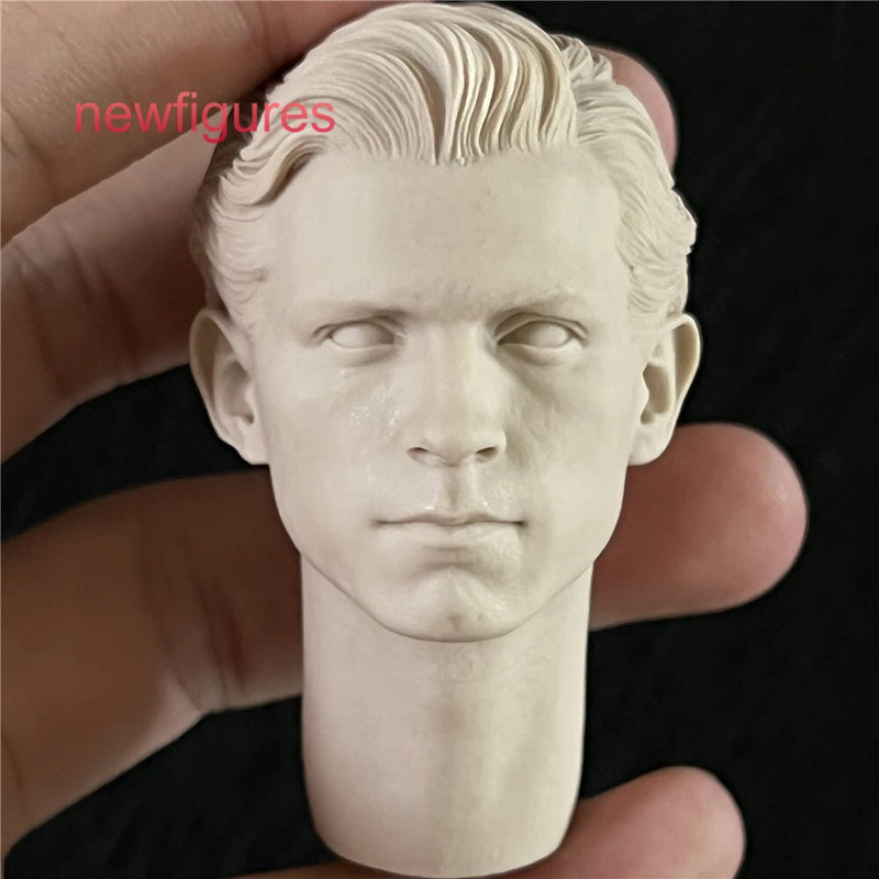1:6 Spider-man Tom Holland Head Sculpt Model For 12" Male Action Figure Body Model