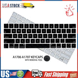 for MacBook Pro A1706 A1707 A1708 US Laptop Keyboard ALL Key Caps 2016 2017 2018 Model