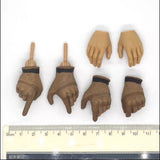 1/6 Scale ES 26071R Solider Russian FSB Alpha-Gloved Hand Model for 12" Figures Model