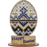 DIY Bead Embroidery Kit on Wood Easter Decoration Beadwork Beaded Craft Art Set Model