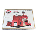 Model Power N Scale Fire House No 1511 New In Opened Box Easy To Build Kit Model