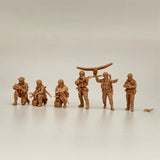 1/72 Scale Modern Military Various Country UAV Operator 6 Figure Resin Model Kit Model