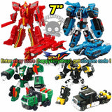 Tobot V Galaxy Detectives Transform Robot Figure Tank Beast Trail Car Truck Toys Model