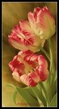 Needlework Crafts Embroidery DIY Counted Cross Stitch Kits 14 ct - Tulips II Model