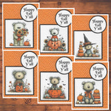 Happy Fall Y'all Teddy Bears Handmade DIY Card Kit: Set of 6 with Envelopes Model