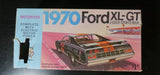 Vintage Palmer Plastics 1970 Ford XL-GT Galaxie Motorized-Unassembled Model