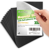 Strong Flexible Self-Adhesive Magnetic Sheets 8.5 x 11 20 Mil 12PCs Stone City Model