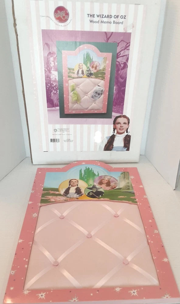 Wizard of Oz Wood/Fabric Memory Memo Photo Board #71036 Judy Garland Model