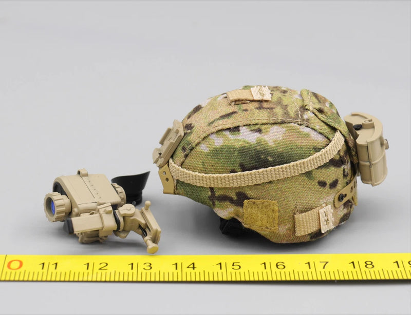 M046 1/6 Scale Soldier Helmet Model for 12''US 173rd Airborne Brigade Model