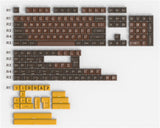 Chocolate Theme Keycap SA Height 172 Keycaps Full Set Key for Cherry MX Keyboard Model