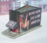 Downtown Deco N Scale Building Kit Structure Boobie Hatch Strip Club Funny! Model