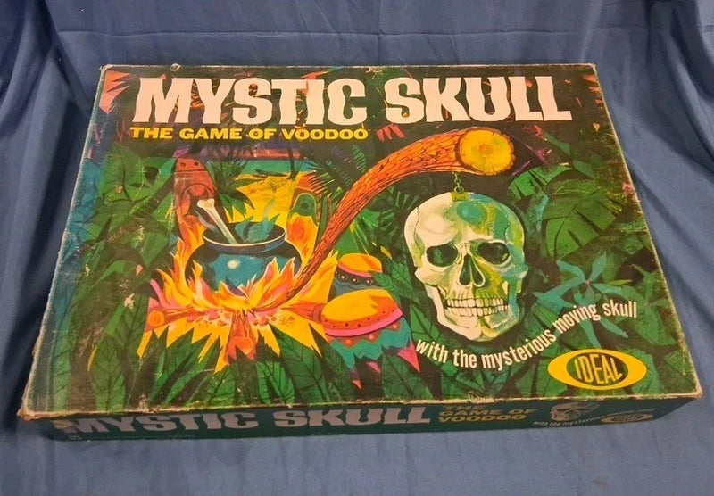 Vintage Mystic Skull the Game of Voodoo Board Game 1964 Ideal See Photos Model