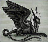 Bead Embroidery Kit black Dragon Beading beadwork DIY Model