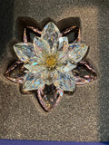 Swarovski Crystal Waterlily Rosaline Figurine Model