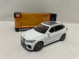 1:24 BMW X5 SUV Alloy Model Car Diecast Car Sound Light Pull Back Toy Vehicle Model