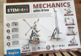 Engino Discovering STEM Mechanics Pulley Drives Kit 8-in-1 Model NEW Sealed Model