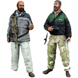 1/35 Modern Civilian Contractors Resin Figures w/ Rifles Model Kit Unassembled Model
