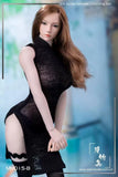 1/6 Female High-slit Sheer Cheongsam Set Model For 12" Ph Action Figure Model
