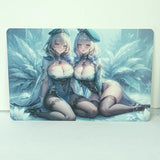 Faruzan Pair Premium Waifu Autumn Leaves Card Anime Wall Art Oversized Board A5 Model