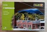 N Scale Faller 222203 2 Factory Halls Building Kit SEALED UNASSEMBLED BRAND NEW Model