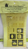 MAIN STREET GRAPHICS  1119 HO WINDOW KIT MT ARMS HOTEL 637109 Model