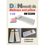 Material for Dioramas Mattresses and pillows Resin 3D DanModels 35306 Scale 1:35 Model