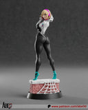 Abe3D Ghost Spider Gwen Stacey 1/6 1/4 scale printed model unpainted DIY kit Model