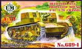 UM-MT Models 1/72 Soviet A-T1 SELF PROPELLED ARTILLERY ON T-26 CHASSIS Model
