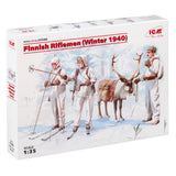 ICM 35566 Plastic model kit figures Scale 1:35 Finnish Riflemen (Winter 1940) Model