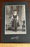 Photo on Board Female with Large Bow, Apron Style Dress, by Strunk STudio PA Model
