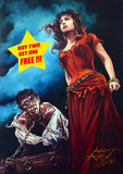 Hunchback / Fine Art Print / Sleeved W Backing Board / Signed By Rick Melton Model