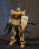 GUNDAM HG Ground Type GM All Painted Weathering 1:144 BANDAI Model Kit Model