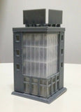 Outland Models N Scale 4-Story Corner Glass Office Apartment Kit Model