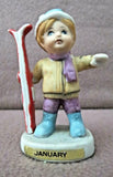 January Boy Figurine from EnescO - Made in Taiwan:  3?" x 2?":  $ 2.00 SHIPS!! Model