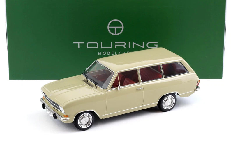 1:18 Touring Model Cars Opel Kadett B Caravan 1972 Sierra Beige Model