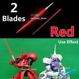 For Bandai 1/100 MG RE Gundam Weapon Led Beam Saber Lightsaber Sword Blade Red Model