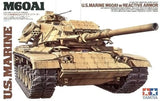 Tamiya 35157 1/35 Model Kit U.S Marine M60A1 Main Battle Tank w/Reactive Armor Model