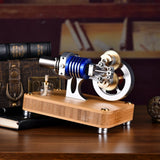 M20-TZ-01 Coaxial Gear Stirling Engine Model Dual Cylinder Metal STEM Toy Model
