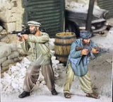 1/35 Resin Figure Modern Afghan Rebels 2 Figures Unassembled Unpainted Model
