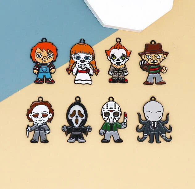 Lot Cartoon Halloween Ghost  Pendant DIY Necklace Jewelry Making Q59 Charms