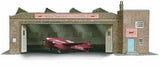 BUS DEPOT, PLANE HANGER Steam Train OO / HO 1/72 scale Card KIT SUPERQUICK B34 Model