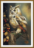 DIY Tinted canvas cross stitch kit Lord of Wisdom Eagle-owl Craft Gift Model
