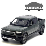 MAISTO RIVIAN R1T PICK UP TRUCK 1/18 DIECAST MODEL METALLIC GREEN 31466 Model