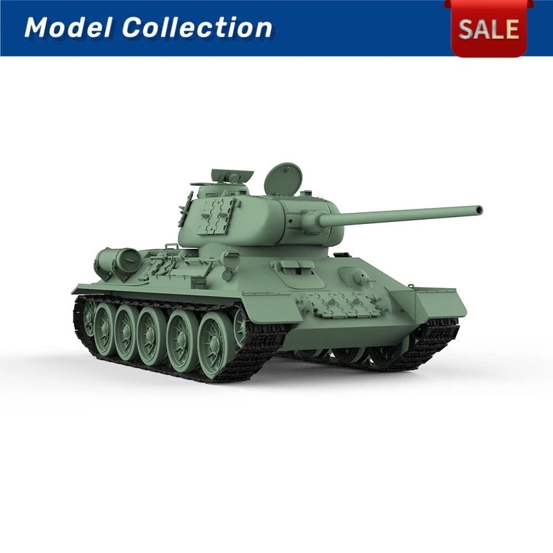 Model Kits 1/32 1/48 Soviet T-34-85/ZiS-S-53 Medium Tank Model