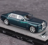BN HH 1:64 Green Phantom 8 Extended Wheelbase Sports Model Diecast Resin Car Model