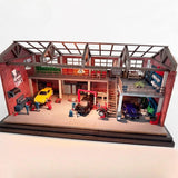 Diorama 1:64 Repair Tools Model Set Garage Workshop Scene Accessory Garage Model Model
