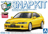 AOSHIMA 1/32 RAKUPLA SNAP KIT SERIES No.22-SY HND DC2 Integra TYPE R(Yellow) Model