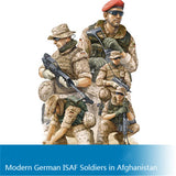 Trumpeter 00421 1/35 Modern German ISAF Soldiers in Afghanistan Assembly Models Model