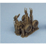 Harrier GR1/GR3. Landing gears with wheels Metallic Details MDR48124 Scale 1:48 Model