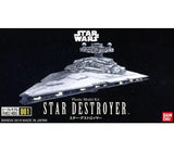 Star Wars 001 Star Destroyer Vehicle Model 1:14500 Scale Model Kit Bandai 52805 Model